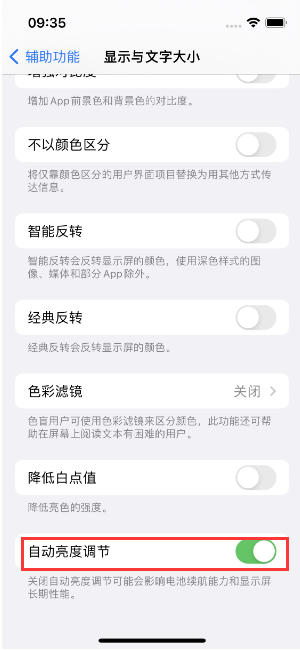 夏津苹果15维修店分享iPhone 15 Pro系列屏幕亮度 