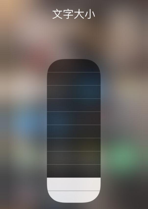 夏津苹果手机维修分享小技巧：在 iPhone 控制中心快速调节字体大小 